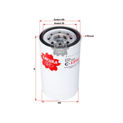 Oil Filter Hino 500 C-1316 Sakura