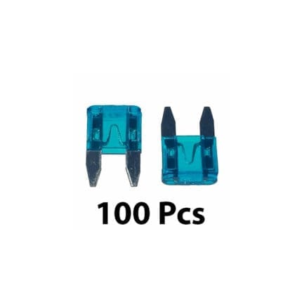 Fuse Mini Blade 15 Amps 100 Pcs   YW-M15A