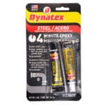 Dynatex 4 Minute Steel Epoxy - 2 x 1oz. Tubes (49402)