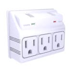 STANLEY 3 WAY SURGE ADAPTER WHITE (3 OUTLET) 33209