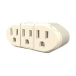 STANLEY 3 WAY WALL SWIVEL ADAPTER BEIGE (3 OUTLET)