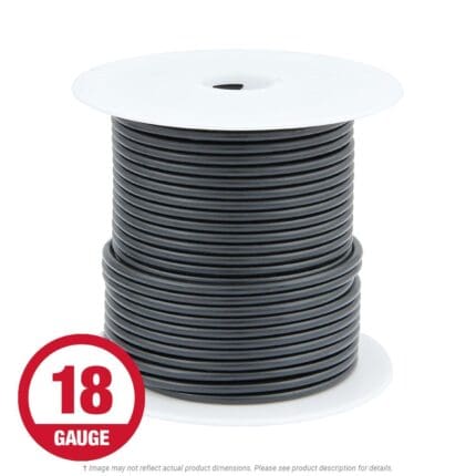 Wire Per Foot 18 Gauge Black