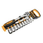 12pcs 1/2 Drive Rachet Handle With Socket