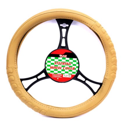 Steering Wheel Cover Beige
