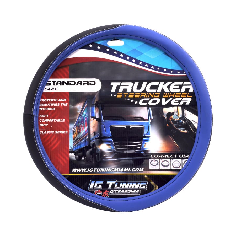 Steering Wheel Cover Truck 16.5 inch Blue IGT WI-TRUCK-42BL Steering Wheel Cover Truck 16.5 inch Blue IGT WI-TRUCK-42BL