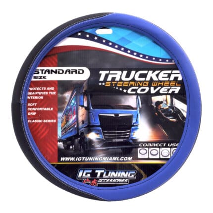 Steering Wheel Cover Truck 18 inch Blue IGT WI-TRUCK-45BL-30