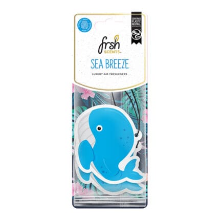 Frsh Scents Air Freshener Card Sea Breeze - WHALE VO728