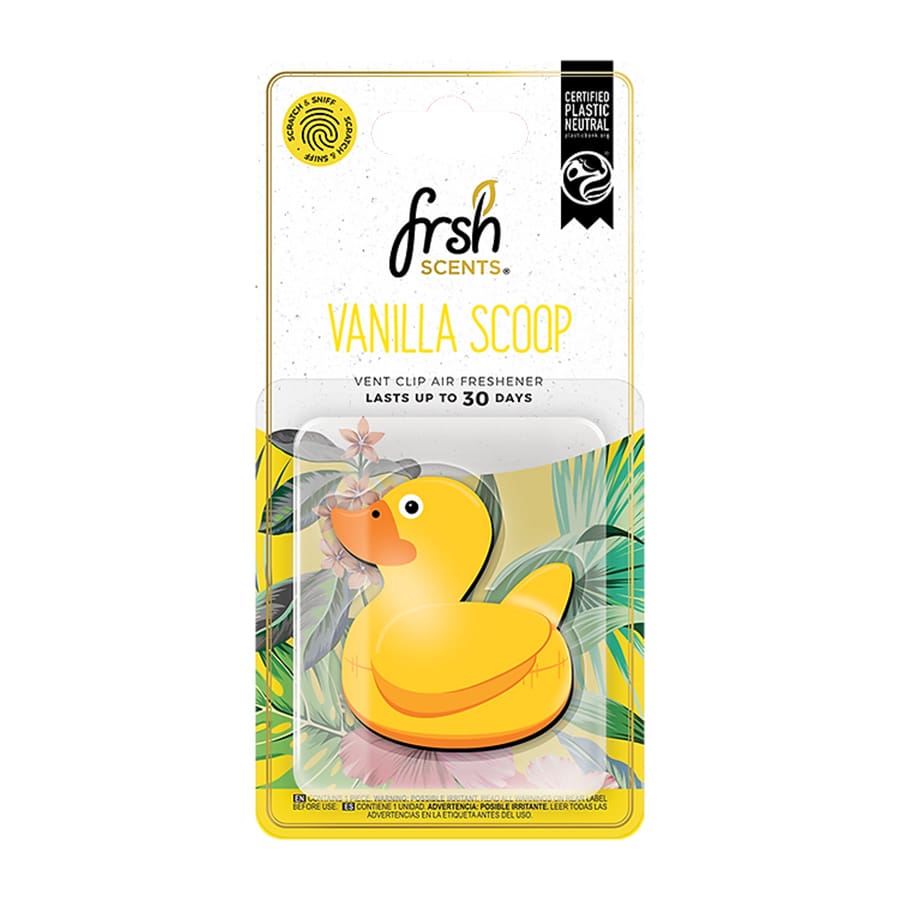 Frsh Scents Air Freshener Vent Clip Vanilla Scoop - DUCK VO018 Frsh Scents Air Freshener Vent Clip Vanilla Scoop - DUCK VO018
