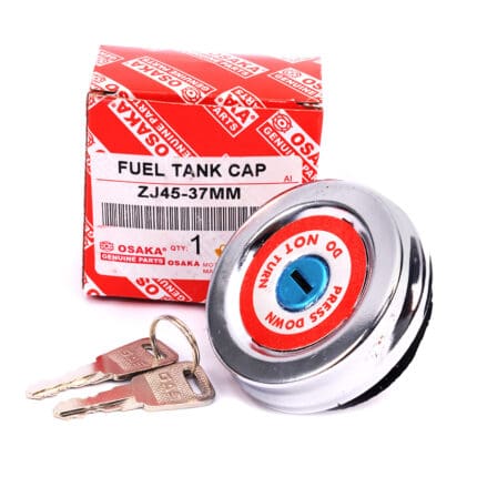 GAS TANK COVER METAL W/KEY 37MM