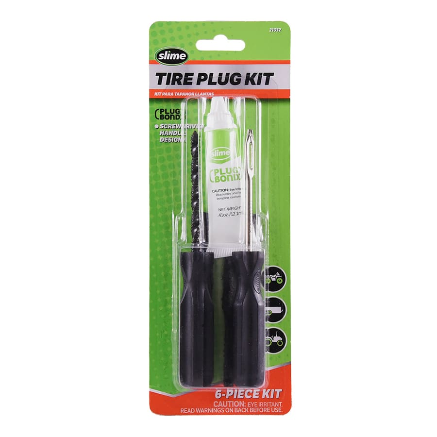 Slime Tire Plug Kit w/ Screwdriver Type Reamer/Plugger 21032 Slime Tire Plug Kit w/ Screwdriver Type Reamer/Plugger 21032