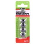 Slime Tire Valve Caps Anodized BLACK 20132