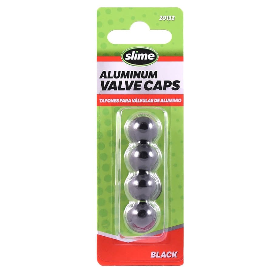 Slime Tire Valve Caps Anodized BLACK 20132 Slime Tire Valve Caps Anodized BLACK 20132