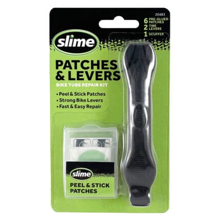 Slime Tube Bicycle Patch Kit w/ Tube Patches & Levers 20483