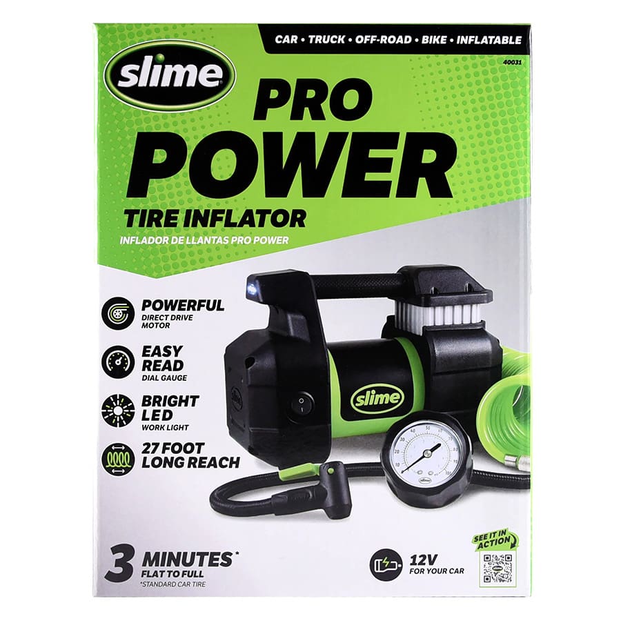 Tire Inflator Slime Heavy Duty Pro Power 40031 Tire Inflator Slime Heavy Duty Pro Power 40031
