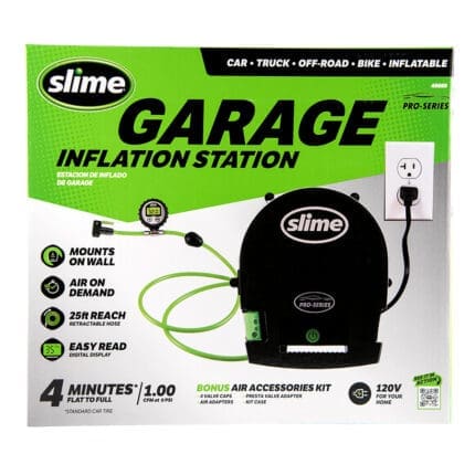 Tire Inflator Slime Pro Series Garage Inflation Station 40069