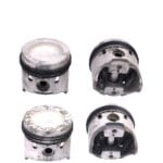 Pistons and Rings Ford Cortina XFLOW OHV KENT PRE-711M 68-70 (CHAMBERED HEAD) 1600, 80.985mm SET OF 4, 18684 AE - STD