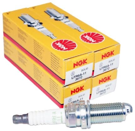 Spark Plug NGK LFR6A-11(3672) (Long Range Plug)-Nissan, Hyundai, Kia