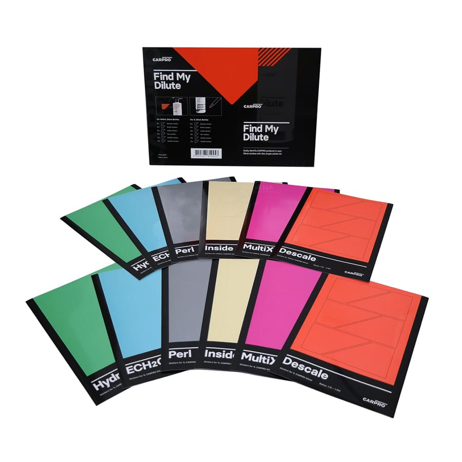 CarPro Find My Dilute Labels (72pcs) CarPro Find My Dilute Labels (72pcs)