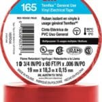 Electrical Tape Red 165RD4A 3M