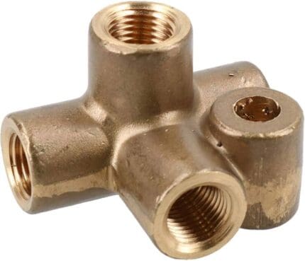 Brake Line Fitting 4 way Tee adapter 10mm x 1  metric MAFCO