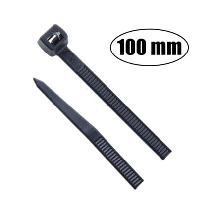 Cable Ties 2.5mm x 4" Black 100pcs  (A131016-83)