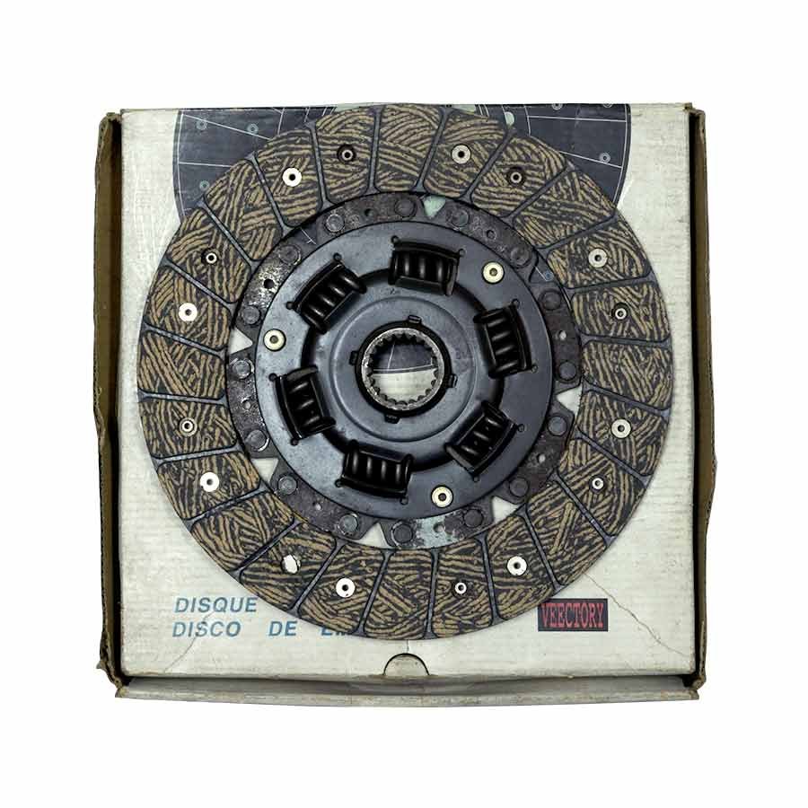 Clutch Disc Toyota Dyna (2L), Hilux (L), 4Runner (L), Toyoace (L,2L,5R),Hi-Ace (L,2L,3Y,21R), Crown (G) Veectory Clutch Disc Toyota Corolla (4/7A), Crown (1G,5R,,1/2L,1/4/5M,), Dyna (2J,2/3Y), Hiace (2/3Y,21R,1/2L),Coaster (5R), Cressida (1/4S,1G,1/2L,M,18/21R), Hilux (2/3Y,1/2L), Veectory
