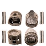 Pistons Ford Cortina, Escort OHV 1300, 1600 XFLOW CROSSFLOW, 80.985mm SET OF 4, 751M-6102HKA JCC - STD