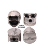 Pistons and Rings Toyota Hilux 1Y, 2Y, 3Y Eng., 86mm SET OF 4, 23933 AE -+.020"/0.50mm