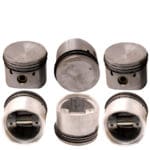 Pistons and Rings Vauxhall Velox, Cresta, Viscount, Ventora, Victor 3300, OHV 6Cyl, 92.075mm SET OF 6, 18598 AE -+.020"/0.50mm