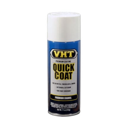 Spray Paint VHT Quick Coat Premium Enamel Gloss White, SP509 11oz