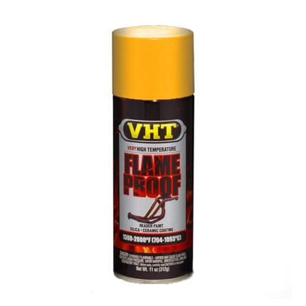 Spray Paint VHT Flame Proof Flat Yellow, SP108 11oz