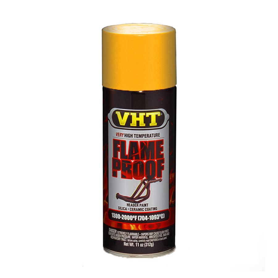 Spray Paint VHT Flame Proof Flat Yellow, SP108 11oz Spray Paint VHT Flame Proof Flat Yellow, SP108 11oz