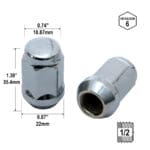 Wheel Nut (Acorn) 1.25 IGT 1002-05