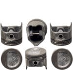 Pistons Ford F300 "D" Head, 240 6Cyl., 101.6mm SET OF 6, 434P Federal Mogul -+.020"/0.50mm