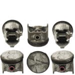 Pistons and Rings Chevrolet 230 Eng., 98.425mm SET OF 2, 14476 AE -+.040"/1.00mm