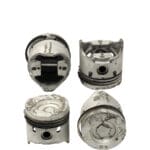 Pistons and Rings Ford Cortina, Escort 1300cc, 80.985mm SET OF 4, 18645 AE -+.040"/1.00mm