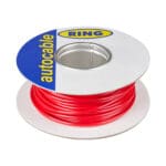 Wire Reel 12 Gauge (44/0.30mm) Single Core 28 AMP Red, RC0128R Ring