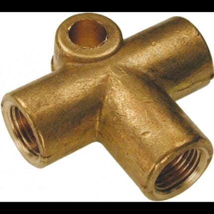 Brake Line Fitting 3 way Tee adapter 3/8"X 24 UNF MAFCO