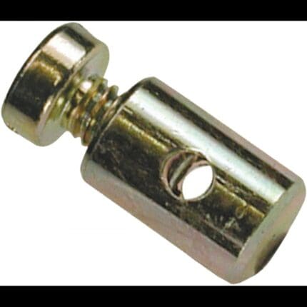 Solderless Nipple (Cable Screw) 1/4" UNF Brass MAFCO