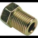 Brake Line Fitting 10mm x1  3/16" Line SHORT FULLY THREADED- B687 MAFCO