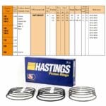 Rings Set Toyota Hiace, Cressida 1968CC 18R Eng., 88.5mm, 2C-6886 Hastings -+.040"/1.00mm