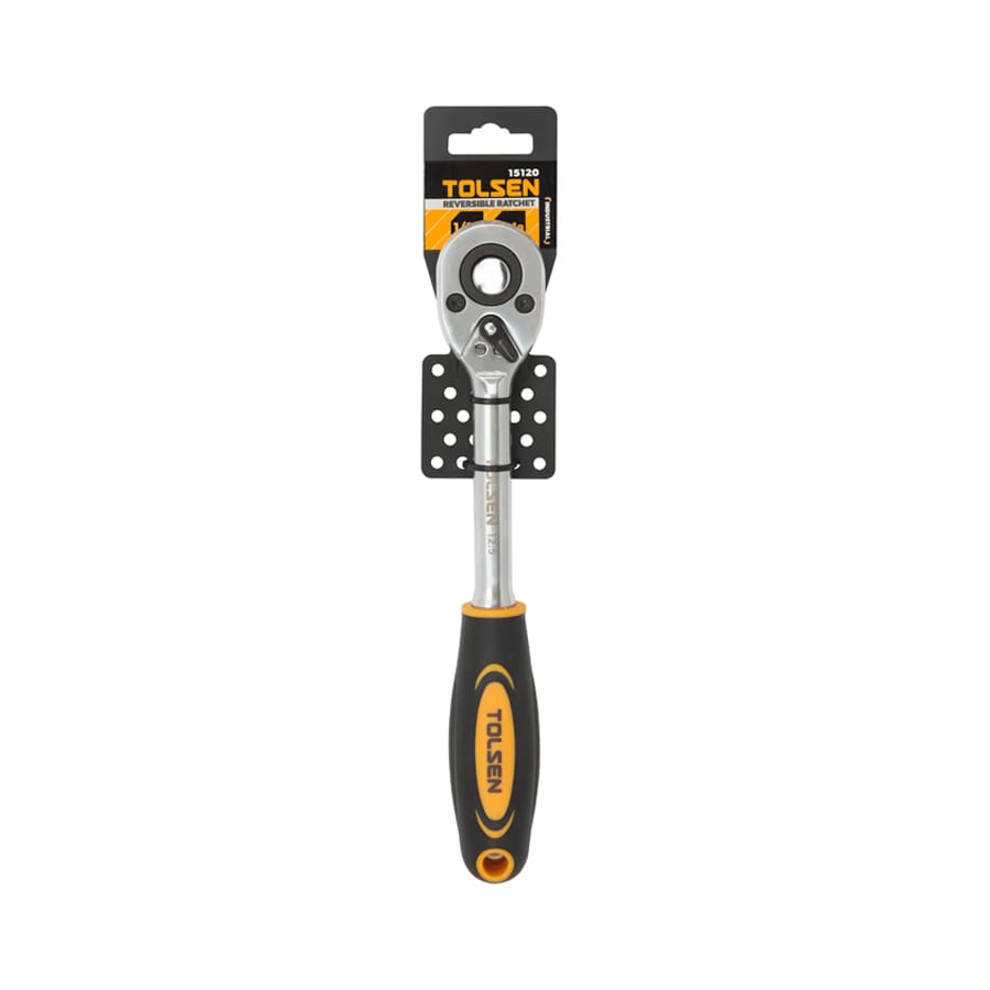 Reversible Ratchet 1/2" Drive Industrial Chrome Tolsen 15120 Reversible Ratchet 1/2" Drive Industrial Chrome Tolsen 15120