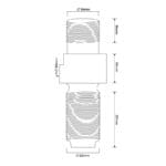 Truck Wheel Stud Leyland 22mm, RH