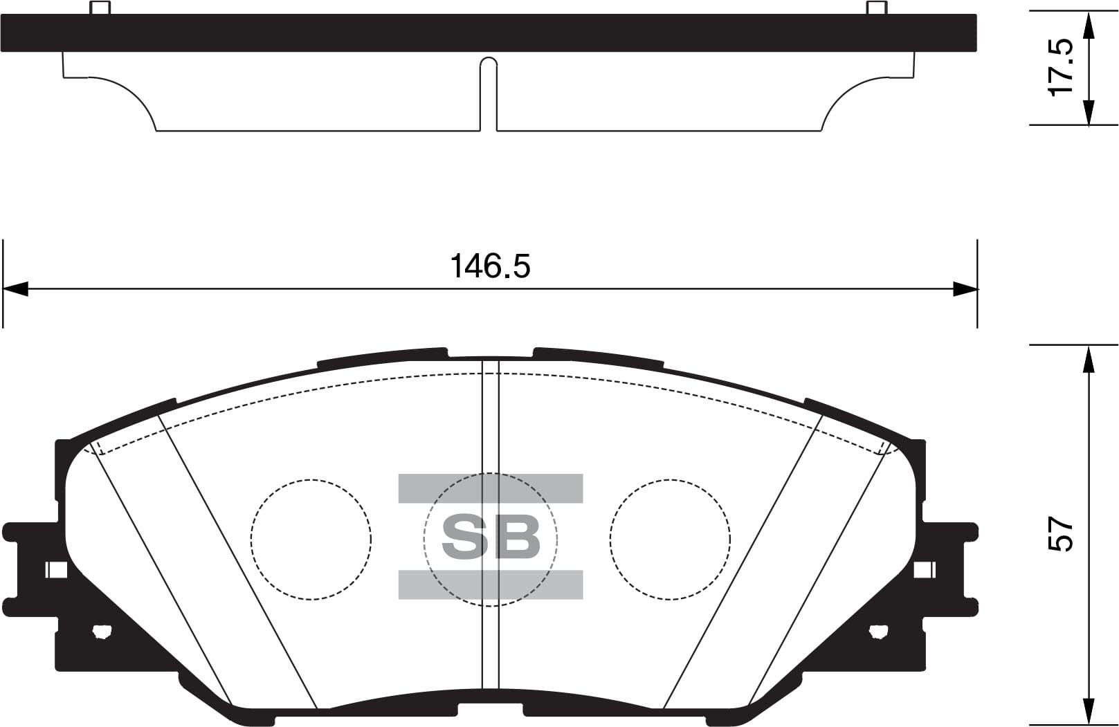 Disc Pads Toyota RAV4 '05-'19 ,Prius '12-'21 SP2138 Hi-Q(FRONT) HIQ Disc Pads Toyota RAV4 '05-'19 ,Prius '12-'21 (FRONT) SP2138 Hi-Q
