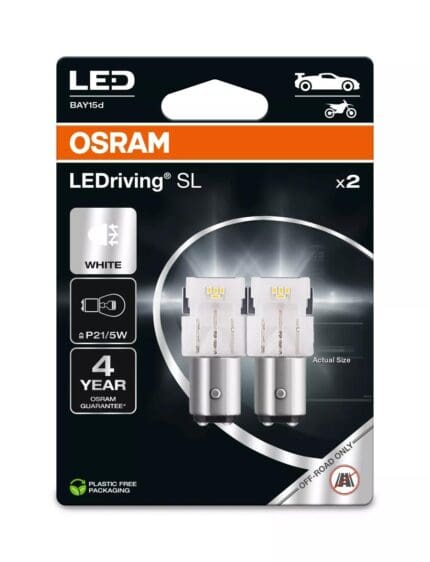 Bulb Osram LEDriving SL P21/5W WHITE (2PC)  7528DWP